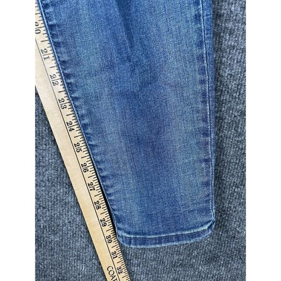 Kut from the Kloth Jeans Women’s 10 Blue Toothpick Skinny Distressed Stretch - Picture 8 of 10
